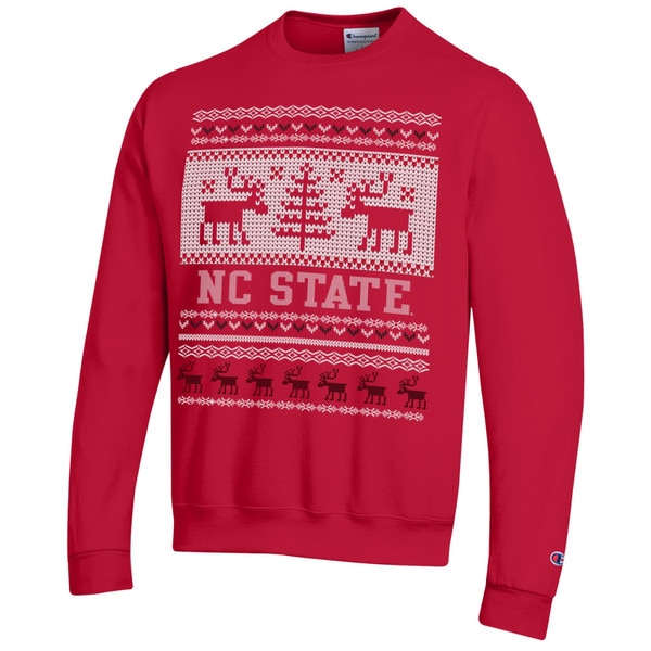 Red Crewneck Sweatshirt - NC State